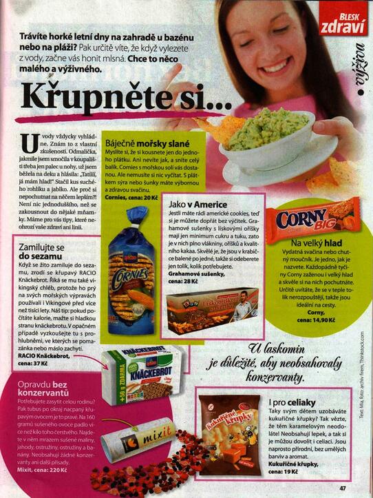 Blesk zdraví: Křupněte si...