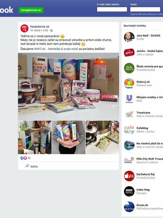FB Nazjedenie.sk 13. 1.