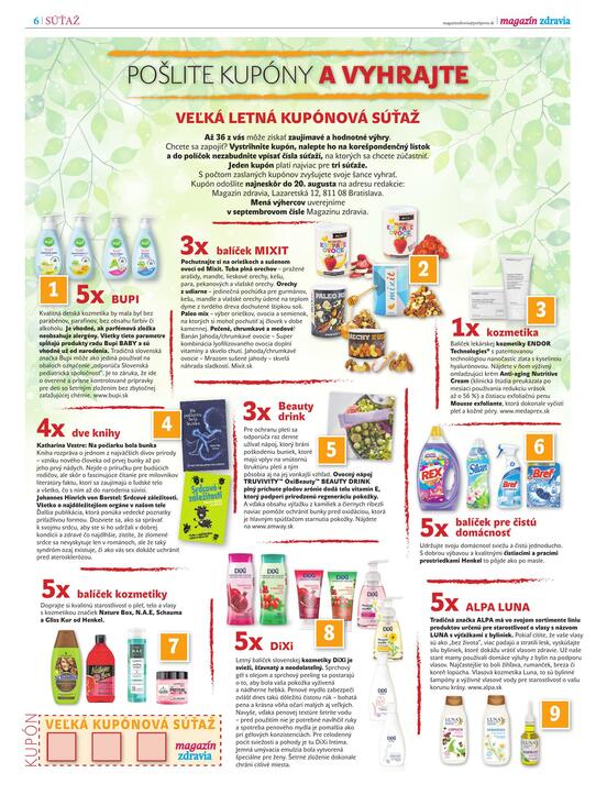 POŠLITE KUPÓNY A VYHRAJTE