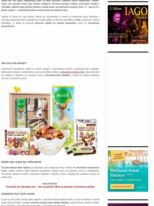 Veľká noc plná chutí a farieb! Tip na originálnu veľ-koko-nočnú Mixit výslužku