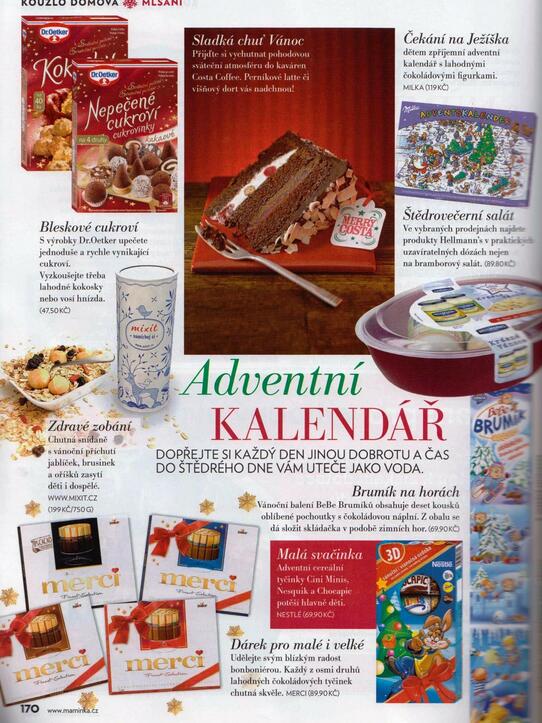Maminka: Adventní kalendář