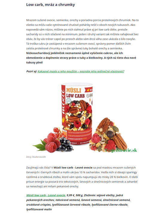 Nové tubusy od Mixit potešia každého športovca aj dietára, pretože sú low carb!