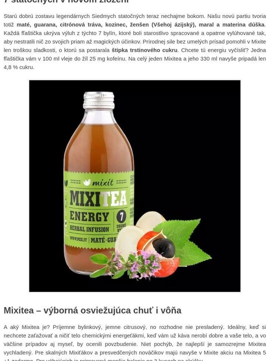 Osvieženie Mixitea: bylinné ľadové čaje, ktoré povzbudia unavenú myseľ a dodajú energiu i potrebný esprit