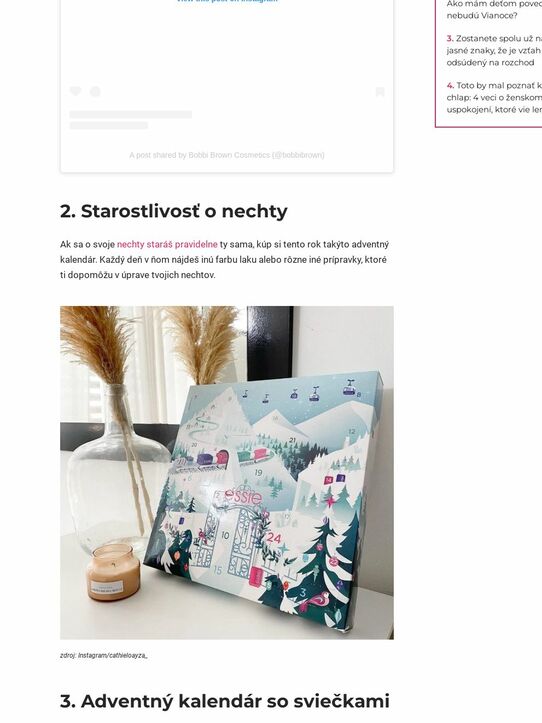 Adventný kalendár nie je len pre deti: Jeden z týchto 6 by potešil aj teba