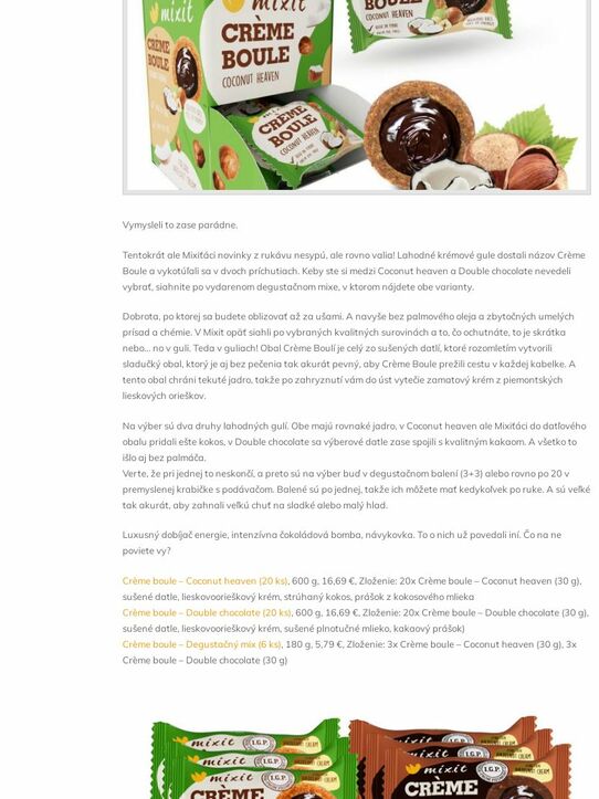 Mixiťáci majú gule! A volajú sa… Crème Boule!