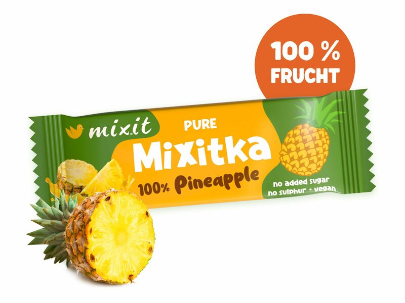 Mixitka Fruchtriegel – 100 % Ananas 