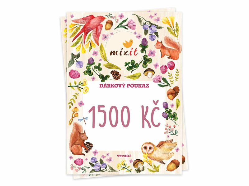 Elektronický dárkový poukaz 1500 Kč