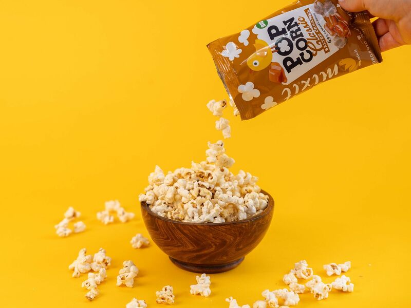 Bio popcorn - slony karmel