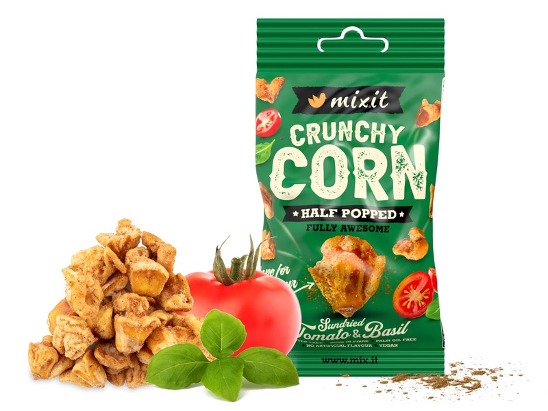 Crunchy corn format poche - Tomate & Basilic