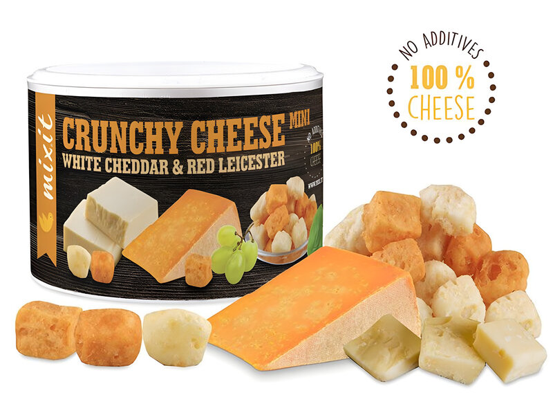 Křupavý sýr: White Cheddar & Red Leicester
