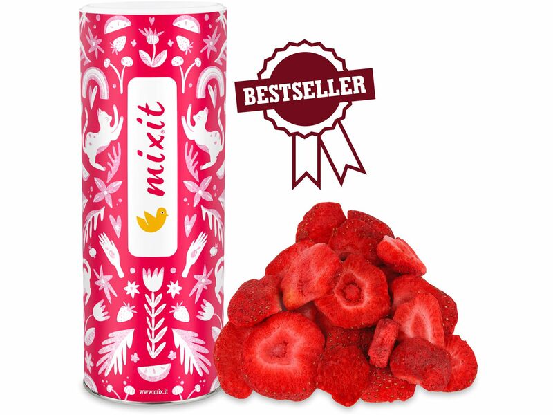 Fraises Lyophilisées Bite&Delight – Snack Vegan Croustillant, 100% Naturel Sans Sucre