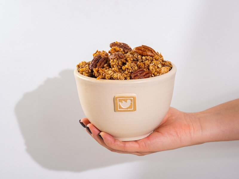 Proteinová granola z pece – Javorový sirup & pekany