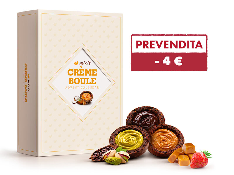 Calendario dell’Avvento 2026 – Un Natale pieno di Crème boule