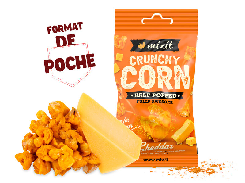 Crunchy corn format poche - Cheddar