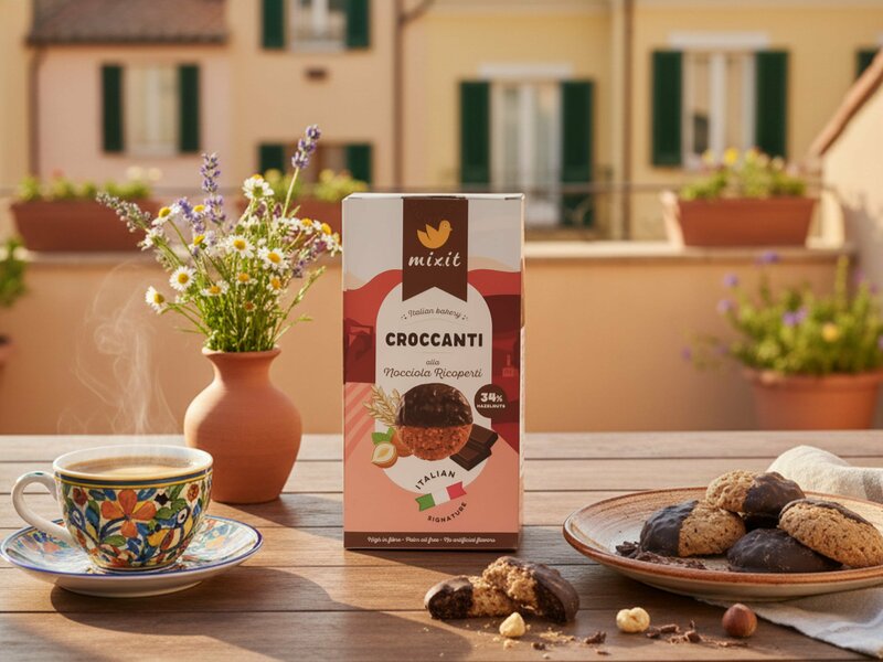 Mixit Italian Bakery – Croccanti alla Nocciola Ricoperti