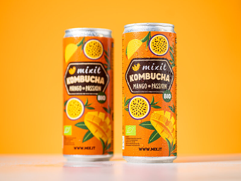 Kombucha passion fruit mango 6 ks