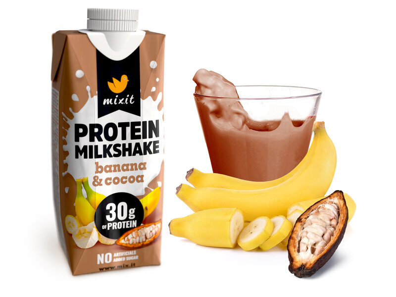 Mixit proteinový milkshake - Banán & kakao