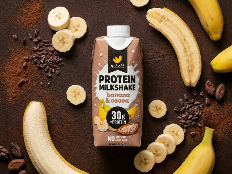 Mixit proteinový milkshake - Banán & kakao