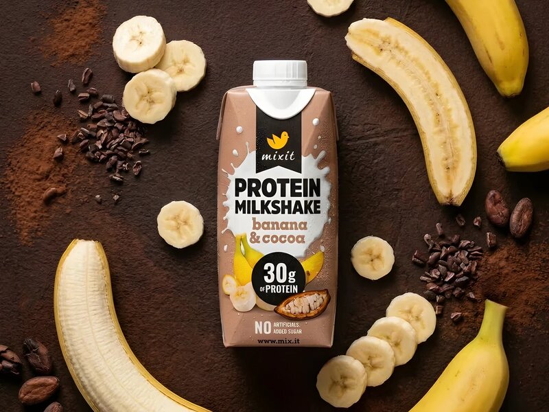 Mixit proteinový milkshake – Banán & kakao (6 ks)