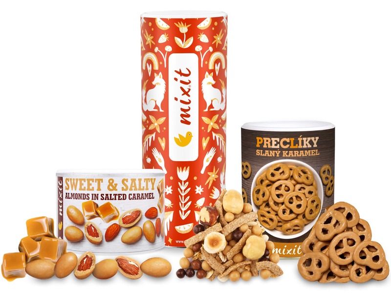 sada karamel preclíky müsli vajíčka