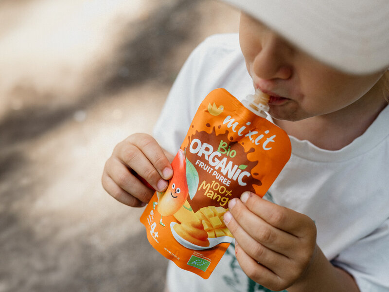 Mixit BIO ovocná kapsička – 100% Mango