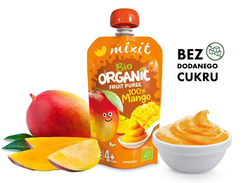 BIO owocowy mus Mixit - 100% Mango