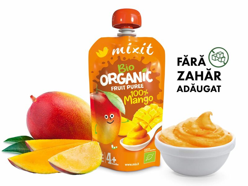 Mixit BIO Punguță cu fructe - 100% Mango