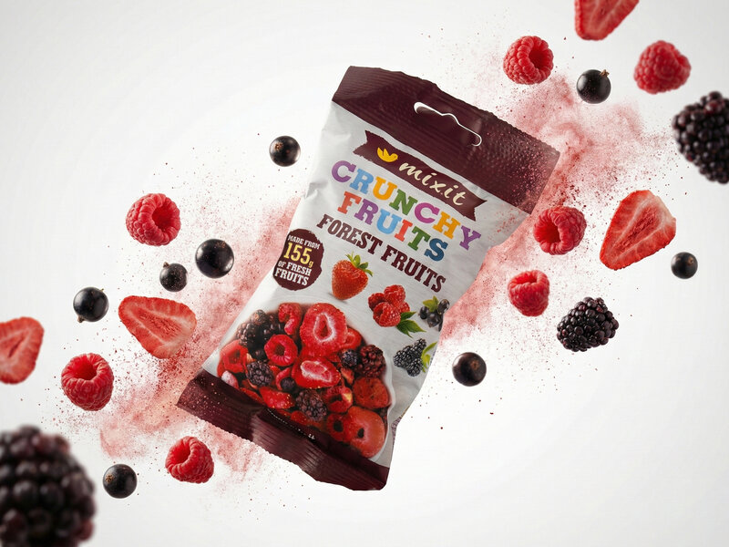 Fruits croustillants format poche – Fruits des bois