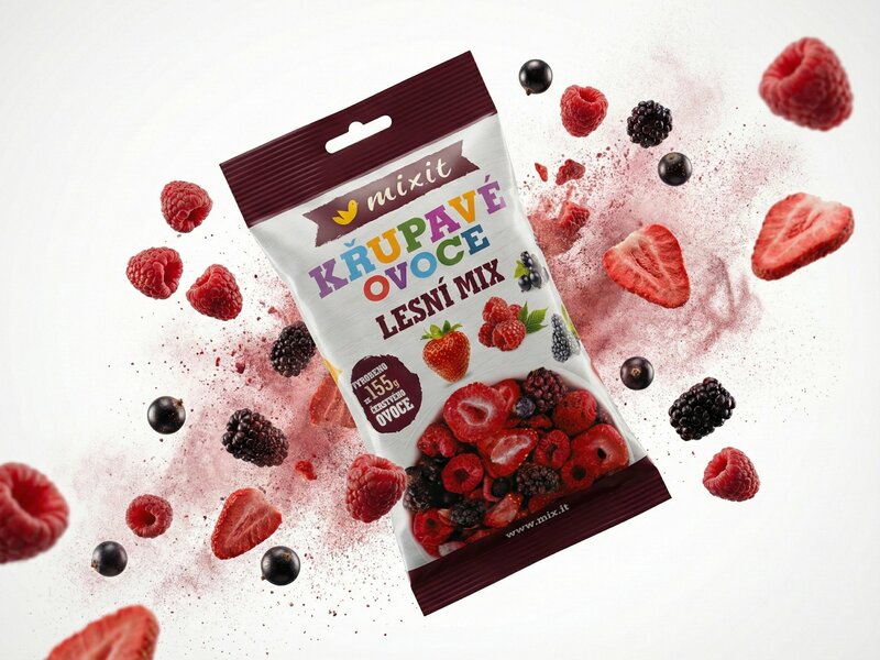 Křupavé ovoce do kapsy – Lesní Mix	