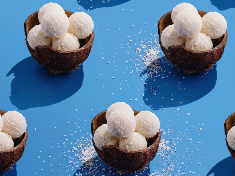 Topping - Nucă de cocos cu ciocolată albă