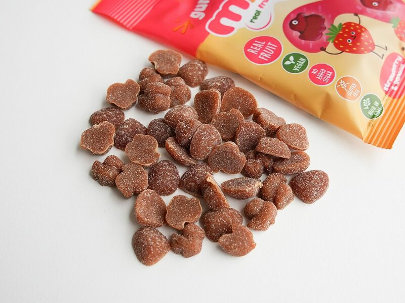 Gummy Mixies - Jahoda & banán - přírodní želé bonbóny (20 ks)