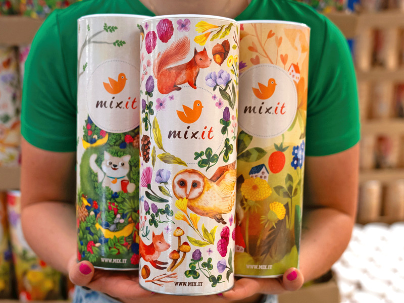 Mixit narodeniny umelecká kolekcia oslava