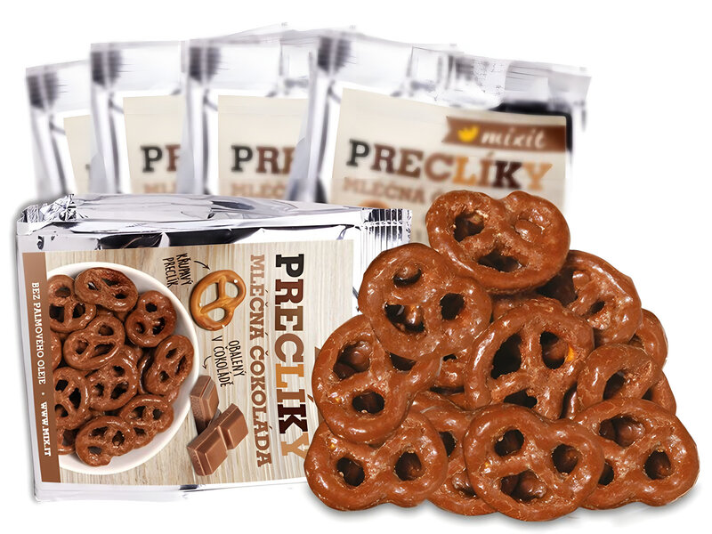 preclíky mléčná čokoláda sůl svačina dobrota