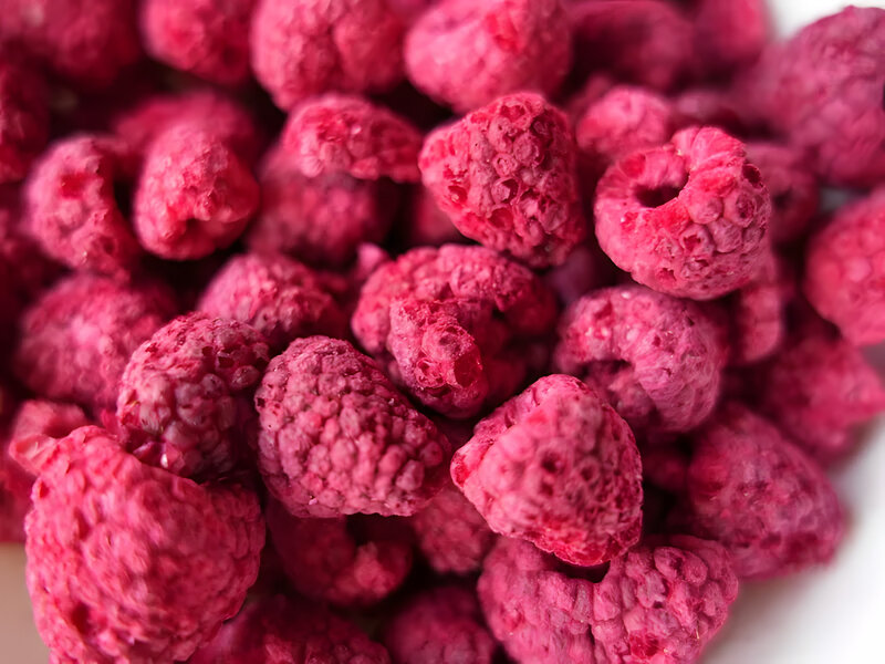 maliny liofilizowane