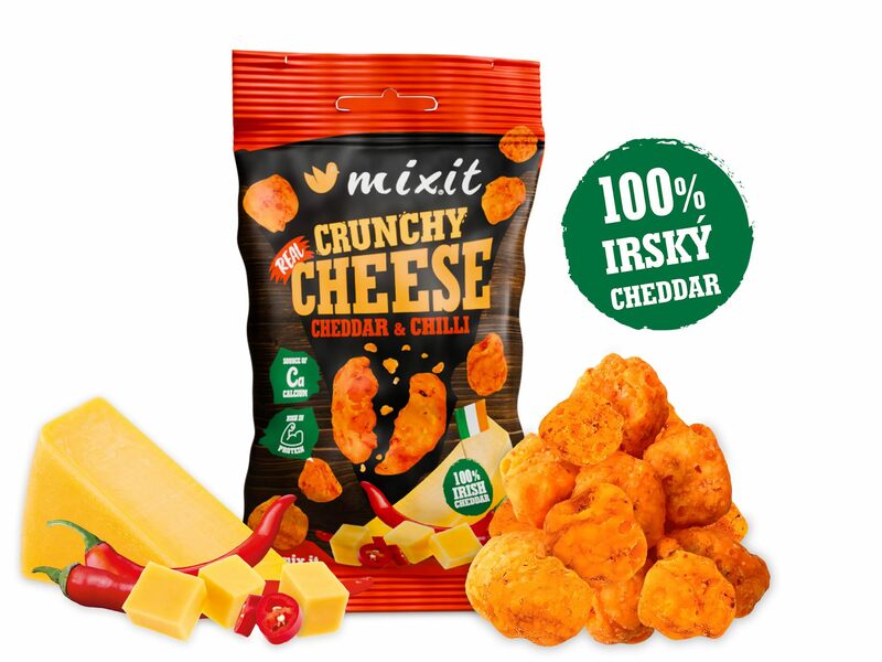 Křupavý sýr do kapsy – Irský cheddar s chilli