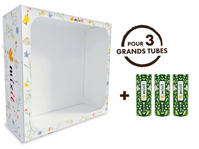 Coffret cadeau sur mesure (pour 3 tubes)