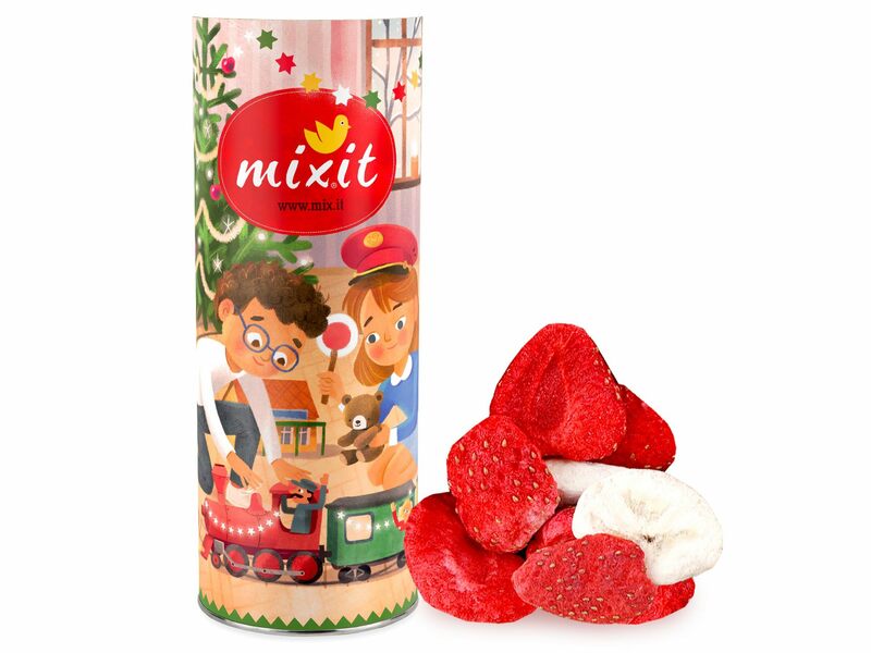 Nagy ropogós gyümölcs - Banán és eper