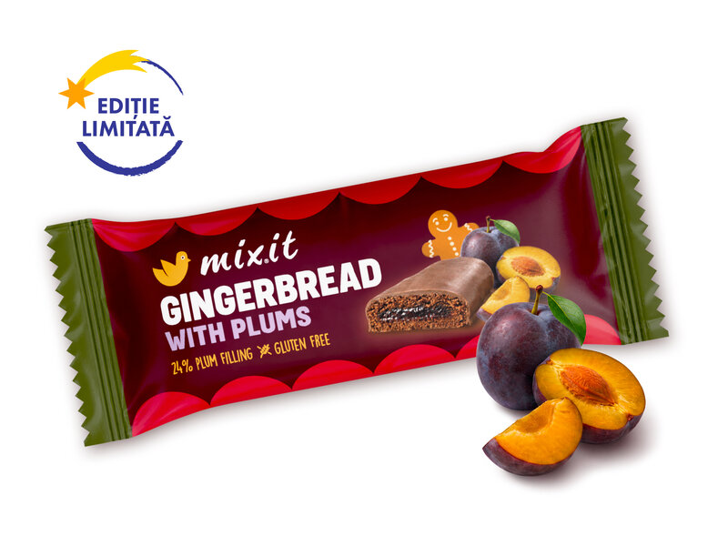Turtă dulce cu gem în ciocolată FĂRĂ GLUTEN