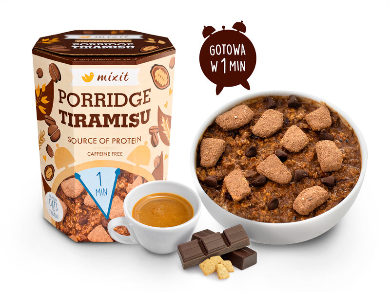 Błyskawiczna owsianka - Tiramisu