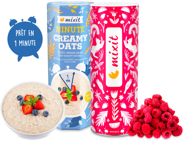 Coffret famille : Framboise & Mixit Creamy Oats
