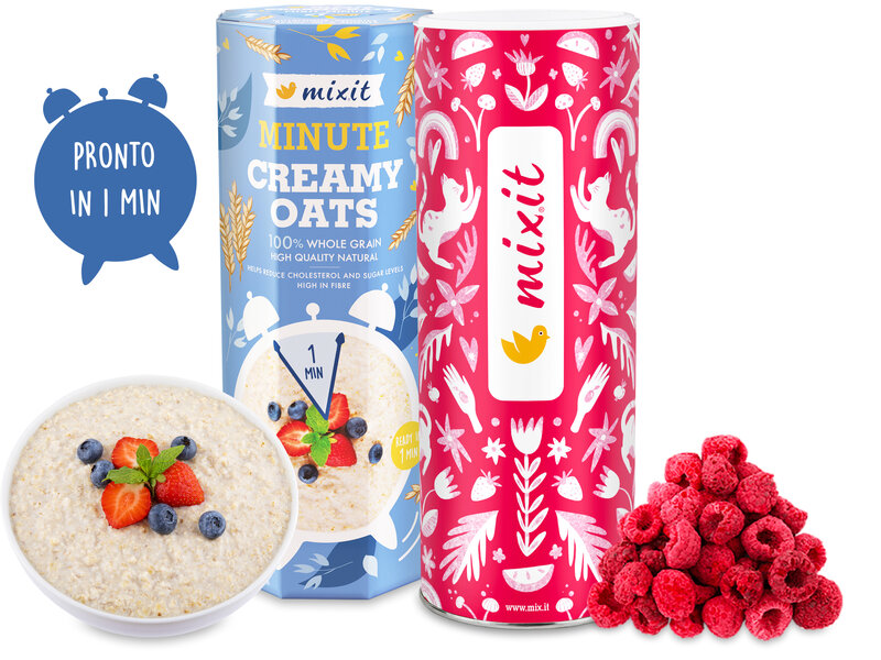 Set famiglia: Lampone & Mixit Creamy Oats