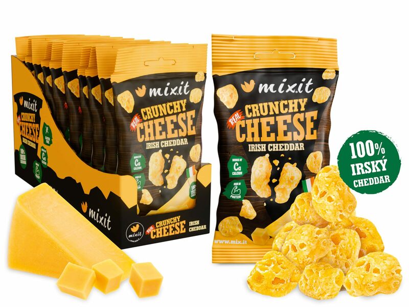 Křupavý sýr do kapsy – Irský cheddar (10 ks)