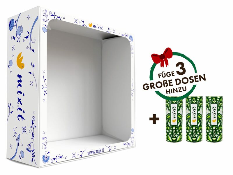 Personalisierte Weihnachts-Geschenkbox (für 3 Dosen)