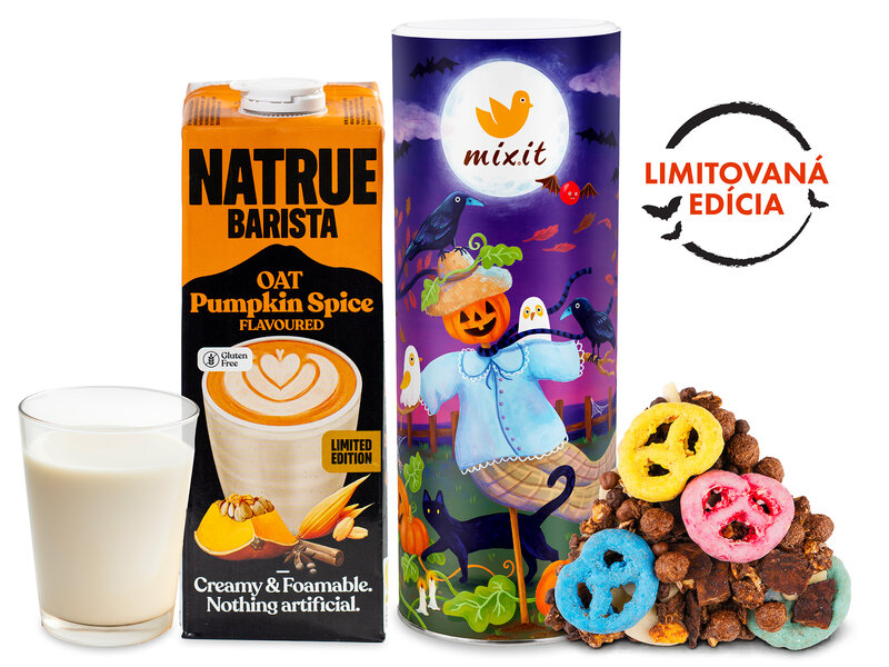 Sada: Strašidelne dobrý mix + Ovsený nápoj Pumpkin Spice