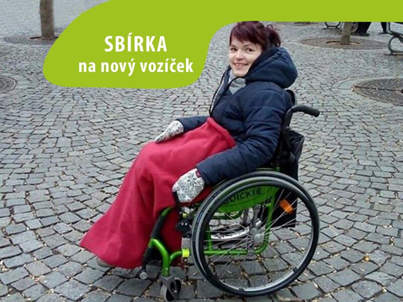 Dar pro Anetu Šírovou na pořízení invalidního vozíčku