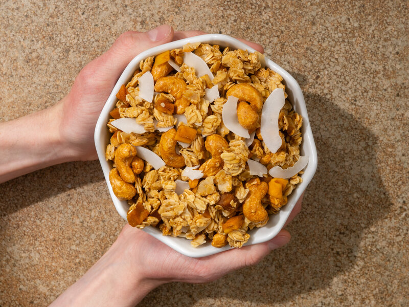Granola z pece – Exotické ovoce a kešu