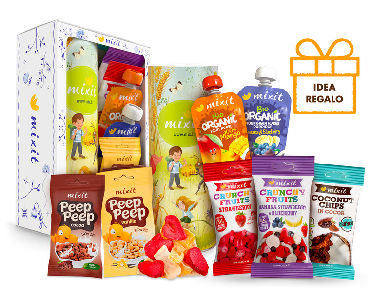 Confezione regalo per la merenda dei bambini