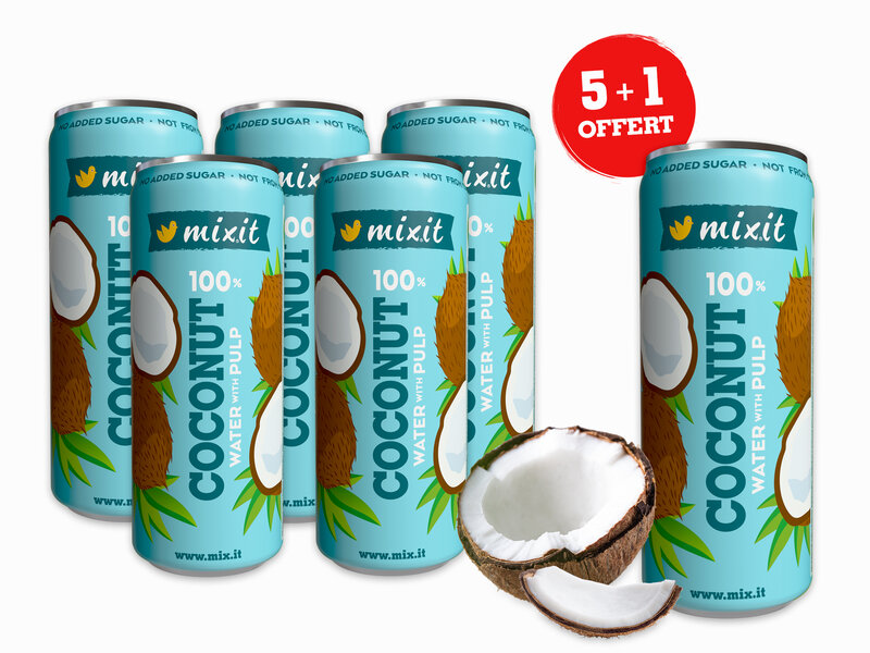 Jus Mixit – 100 % coco avec pulpe (6 pièces)