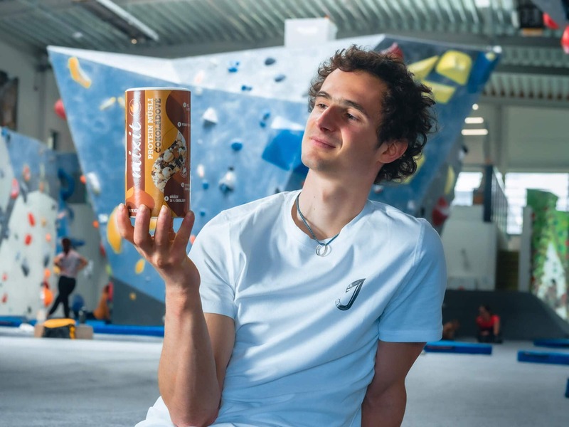 Mixit müsli Adam Ondra sportovec lezec protein čokoláda