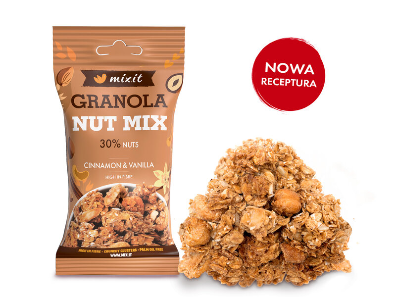 Granola z pieca do kieszeni - Orzechowy mix